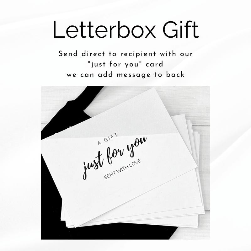 Ring gift for her can be posted through the letterbox with a personal note for her on our just for you card. Long distance Christmas gift to send by post.