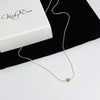 Dainty Rose Gold Bead Necklace - KookyTwo