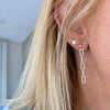 Silver Chain Earrings