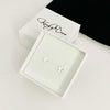 Silver Cross Stud Earrings