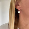 Silver Disc Earrings