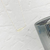 Silver Feather Necklace