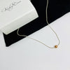 Dainty Rose Gold Bead Necklace - KookyTwo