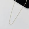 Belcher chain on white background. Chain also know as role style chain.