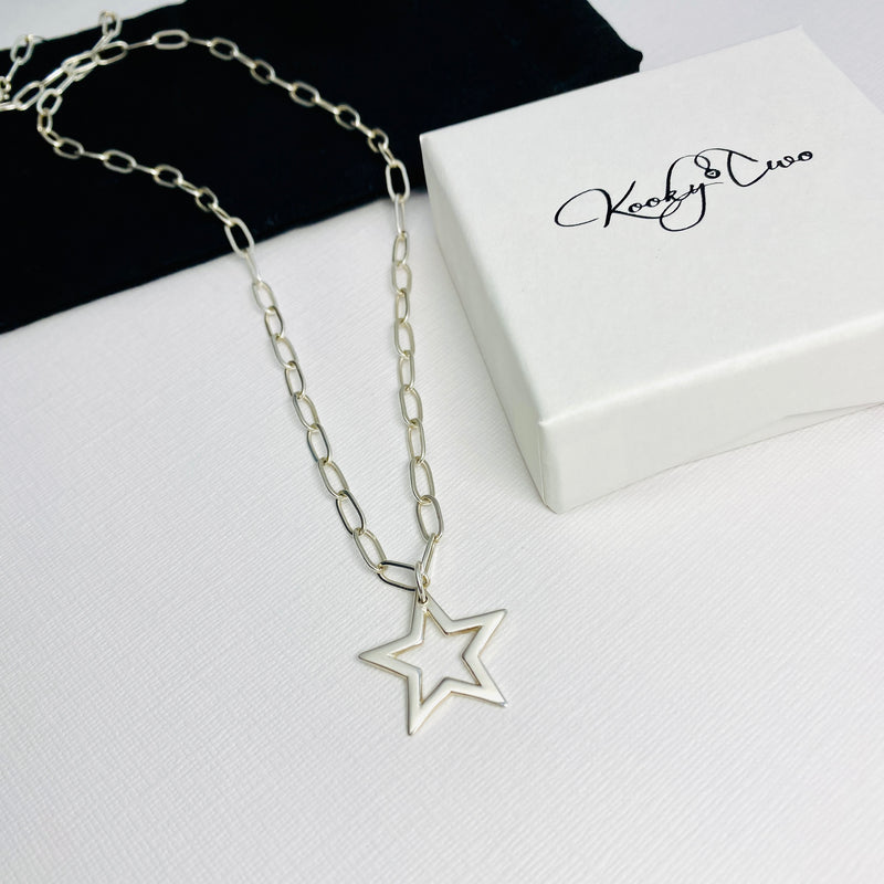 STELLAR | Silver Star Necklace