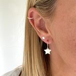 Silver Star Earrings - KookyTwo