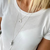 CALM | Crystal Howlite Point Necklace Sterling Silver